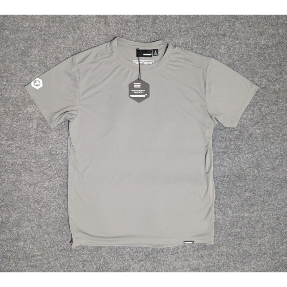 Truewerk Shirt Mens Medium B1 Sun Tee Gray